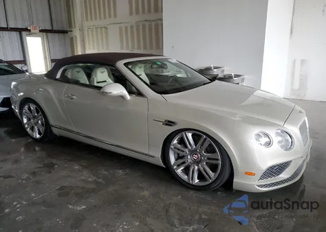 2016 Bentley Continental Gtc V8 из США, поврежденный, VIN SCBGT3ZA2GC054995